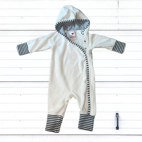 Adorable Reima fleece one piece. 3-6m - Picture 3 of 8